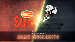 VFL Wildcard Final  Frankston vs Gold Coast Suns [upl. by Carlee]