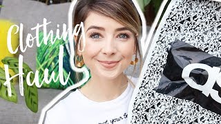 Huge ASOS amp Zara Haul With Some Major Fails  Zoella [upl. by Ahidam691]