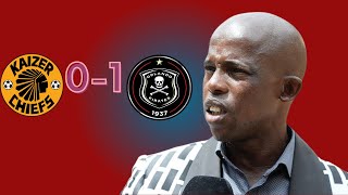 JUNIOR KHANYE ON ORLANDO PIRATES WIN AGAINST KAIZER CHIEFS [upl. by Adnwahsar]