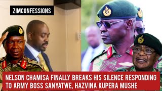 Nelson Chamisa Finally Breaks His Silence Responding To Army Boss Sanyatwe Hazvina Kupera Mushe [upl. by Allecsirp]