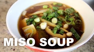 Healing miso soup  Easy vegan cooking [upl. by Einnep]