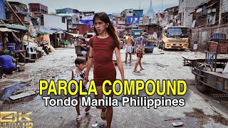 Unbelievable Life Inside the Infamous PAROLA COMPOUND in Tondo Manila Philippines 4K 🇵🇭 [upl. by Germain]