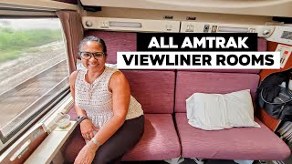 Amtrak Sleeper Car Room Tour  All Viewliner Rooms Reviewed [upl. by Odnomyar540]