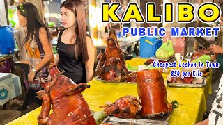 KALIBO PUBLIC MARKET  Exploring the Early Morning Bustle of Aklans Capital Food Market kalibo [upl. by Ahsuas]