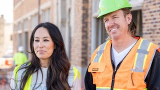 Chip and Jo Check on Rooftop Progress  Fixer Upper The Hotel  Clip  Magnolia Network [upl. by Ahsilam24]