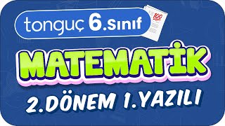 6Sınıf Matematik 2Dönem 1Yazılıya Hazırlık 📑 2024 [upl. by Aldredge15]