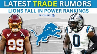 Detroit Lions Rumors Lions BUYERS At Trade Deadline Lions FALL In Power Rankings  Injury Updates [upl. by Hanako292]