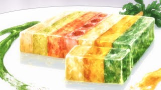 Food Wars Shokugeki no Soma Rainbow Terrine [upl. by Genevieve]