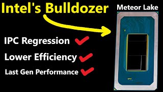 Intel Meteor Lake Analysis Worse IPC Efficiency and Performance [upl. by Seuguh857]