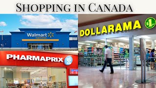 Where to Shop in Canada walmart dollarama costco pharmaprix [upl. by Quinton309]