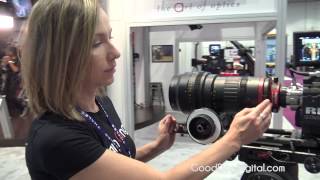 NAB 2015 Angenieux Optimo Style 25250 [upl. by Ahserak481]