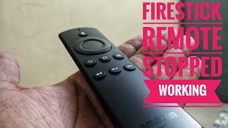 Amazon Fire stick Remote Stopped working  भारतीय जुगाड़ क्या करे। [upl. by Derfnam]