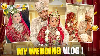 Big day😍My wedding vlog  Part 1  Paras thakral [upl. by Nnanaej343]