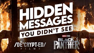 Hidden Messages in Black Panther  Decrypted Films [upl. by Htebharas135]