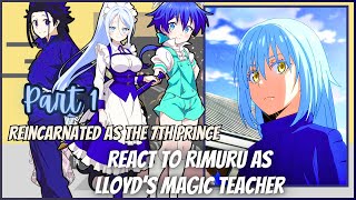 Reincarnated As The 7th Prince React To Rimuru Tempest  Gacha Reaction  Rimu x Luminous [upl. by Gino944]