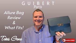 GUIBERT PARIS  ALLURE BAG  REVIEW amp WHAT FITS INSIDE [upl. by Collie]