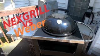 NEXGRILL VS WEBER  KETTLE GRILL SHOOTOUT LETS COMPARE [upl. by Mozza]