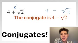 How to Find Conjugates of Square Roots [upl. by Yelnats]