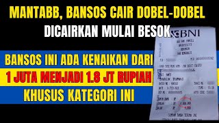 BANJIR BANSOS SETELAH PEMILU ADA KENAIKAN BANSOS INI DARI 1 JUTA KE 1 8 JUTA RUPIAH [upl. by Htrap2]