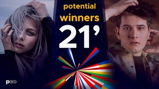 Potential Winners Of Eurovision 2021 [upl. by Moscow]