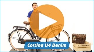 Cortina U4 Denim  Transportfiets [upl. by Mahmud]