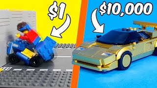 I Tested 1 vs 10000 Lego Cars [upl. by Afihtan]