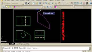 Isometric Drawing in AutoCAD  tutorial from myCADsitecom [upl. by Arrio]