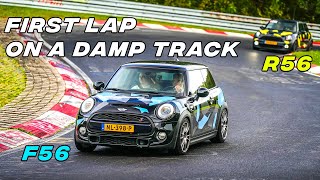 First lap with new setup Mini Cooper S F56  Nürburgring Touristenfahrten [upl. by Seiden406]