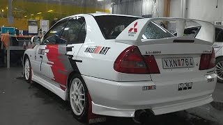 Mitsubishi Lancer EVO 4 Exhaust Sound [upl. by Novy572]