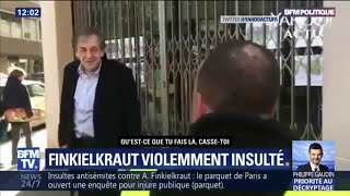 Alain Finkielkraut insulté ce quil sest passé ce samedi à Paris [upl. by Smitt]