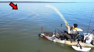 Insane Kayak Fishing in Shallow Water [upl. by Kenyon277]