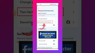 Facebook Two factor Authentication Kaise Kare  Facebook two steps verification enable kaise kare [upl. by Nazar]