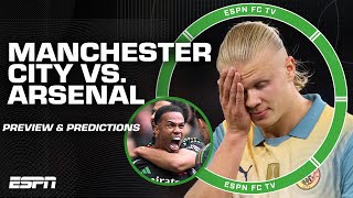 Manchester City vs Arsenal PREDICTIONS 🔮 NO ONE believes in an Arsenal win 😳  ESPN FC [upl. by Nnasor]