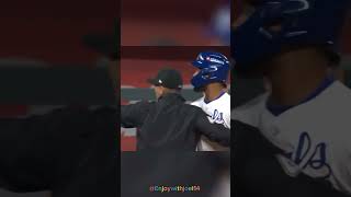 MBL Benches clear during Game 4 in Kansas City between the Royals and Yankees [upl. by Rodrique822]