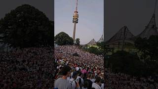 Munich is united by football Germany is hosting uefaeuro2024 and celebrating football euro2024 [upl. by Etennaej]