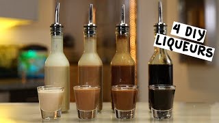 Four DIY Liqueurs [upl. by Miguela]