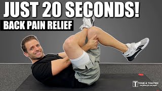 6 Exercises To Relieve Back Pain In 9 Minutes  FOLLOW ALONG [upl. by Isnan]