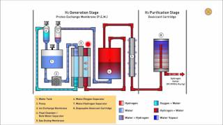 Parker Balston H2PEM  Hydrogen Generator for Gas Chromatography Animation [upl. by Nitsruk]