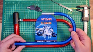 Candado U para Bicicleta marca Litian ¡Apesta en todos los sentidos [upl. by Kaia]