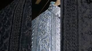 Sharwani new style Pakistan wedding fashion viral video [upl. by Eijneb494]