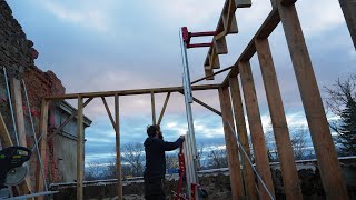 installing the next section of roof [upl. by Malarkey]