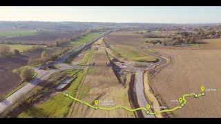 Chantier de lautoroute A69  Novembre 2024 [upl. by Silsby]