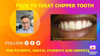 How do dentists fix chipped front tooth [upl. by Maxine14]