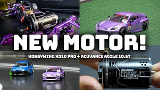 New RC Drift Motor  Acuvance Agile 105T  Hobbywing XD10 Pro  Testing and Tuning [upl. by Anatolio]