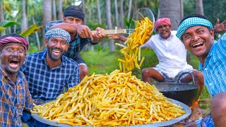 FRENCH FRIES  Crispy French Fried potatoes Recipe Cooking In Village  Finger Chips  Easy Snacks [upl. by Ynnaffit]