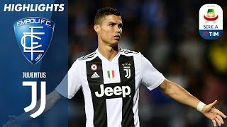 Empoli 12 Juventus  Ronaldo Double In Juve Comeback Win  Serie A [upl. by Farrel]