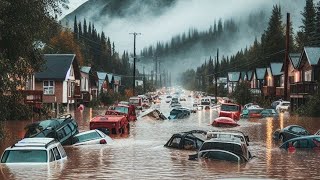 JUNEAU FLOODING 2024  ALASKA declares state disaster emergency as glacial lake outburst [upl. by Lleinnad]