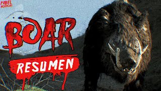 BOAR EL GIGANTESCO JABALí en 7 minutos  Resumen [upl. by Bitthia]