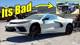 Rebuilding A Wrecked 2022 Corvette [upl. by Menon891]