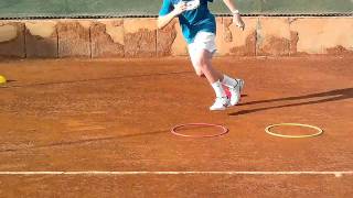 Preparación Física Tenis Entrenamiento agilidad en pista [upl. by Allecnirp216]